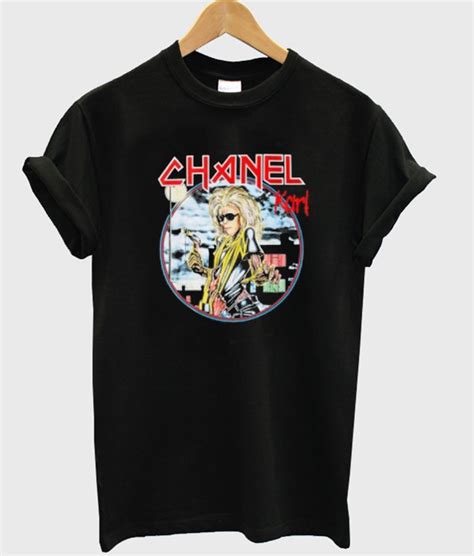 chanel t shirt karl|Chanel Tops .